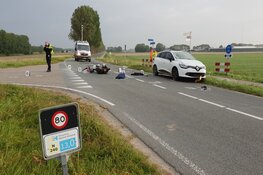 Scooterrijder zwaargewond in Middenmeer
