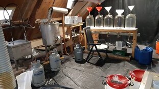 Drugslab ontmanteld