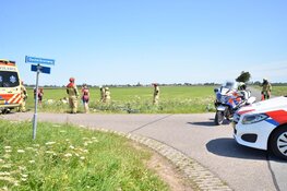 Wielrenner zwaargewond na ongeval in Hippolytushoef