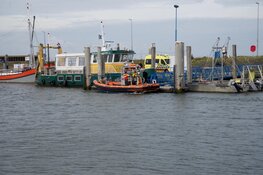 Vaartuig omgeslagen langs Afsluitdijk