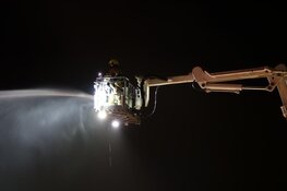 Brand in verlaten boerderij in Middenmeer