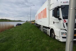 Ongeval met vrachtwagen op N9 bij Julianadorp door inhalende automobilist