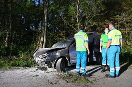 Gewonde bij ongeval in Wieringerwerf: bestelbus tegen boom