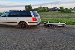 Aanrijding met letsel en veel schade in Breezand