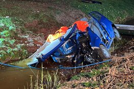 Gezin crasht met auto in Wieringerwerf, meerdere gewonden