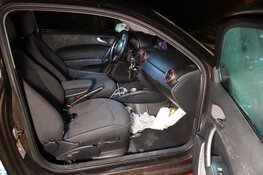 Auto te water in Wieringerwerf