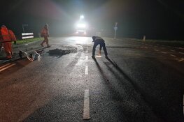 Dodelijk ongeval in Wieringerwerf, weg uren dicht