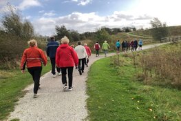 Eerst wandelen, daarna samen lunchen