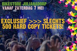 Slechts 500 kaartjes voor Julianapop verkrijgbaar in winkel