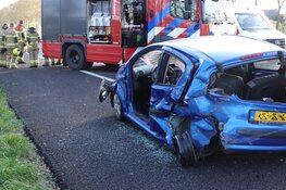 Veel schade en oponthoud bij ongeval A7