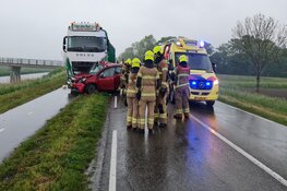 Flinke aanrijding in Slootdorp