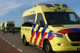 Drie gewonden bij frontale botsing in Barsingerhorn