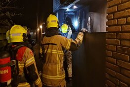 Brand bij woning in Slootdorp