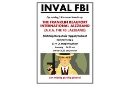 FBI Jazzband in het Dorpshuis Hippolytushoef.