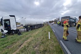 N9 afgesloten na frontale botsing