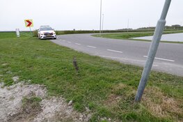 Motorrijder na val in Middenmeer met spoed naar het ziekenhuis
