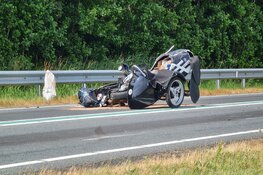 Motorrijder zwaargewond bij ongeval op N99