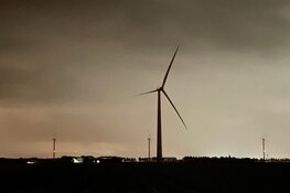Brand in windmolen in Wieringerwerf