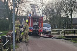 Melding van woningbrand in Barsingerhorn