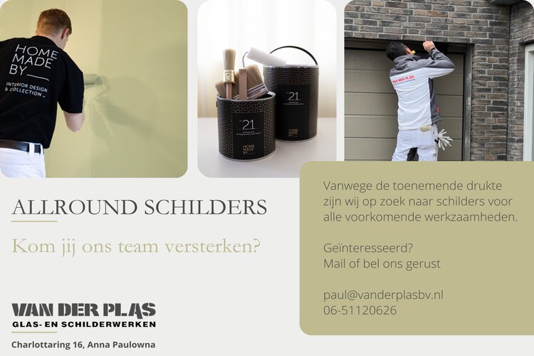 Vacature: Allround Schilders gezocht