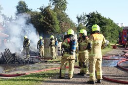 Brand ontstaan op Zuiderweg in Anna Paulowna