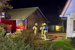 Woningbrand aan Molenweg in Wieringerwaard