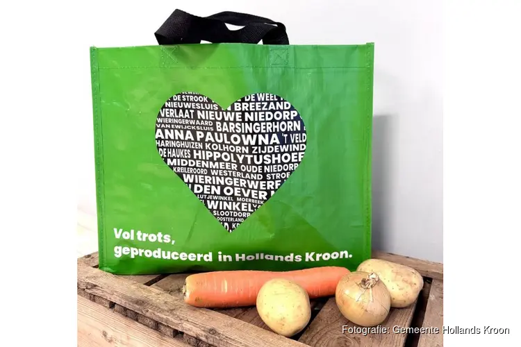 Gemeente Hollands Kroon en LTO delen verspakketten uit met groente van onze eigen boeren