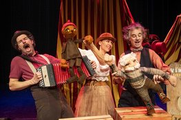 Spectaculaire voorstelling van het Pinokkio verhaal in Scagon De Luxe