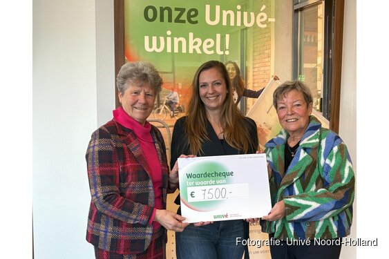 Univé Wieringerwerf geeft lokale goede doelen een flinke boost met een donatie
