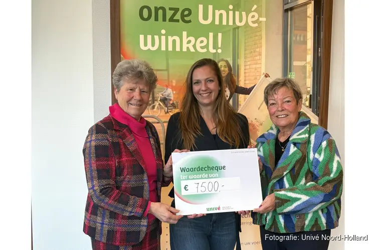 Univé Wieringerwerf geeft lokale goede doelen een flinke boost met een donatie