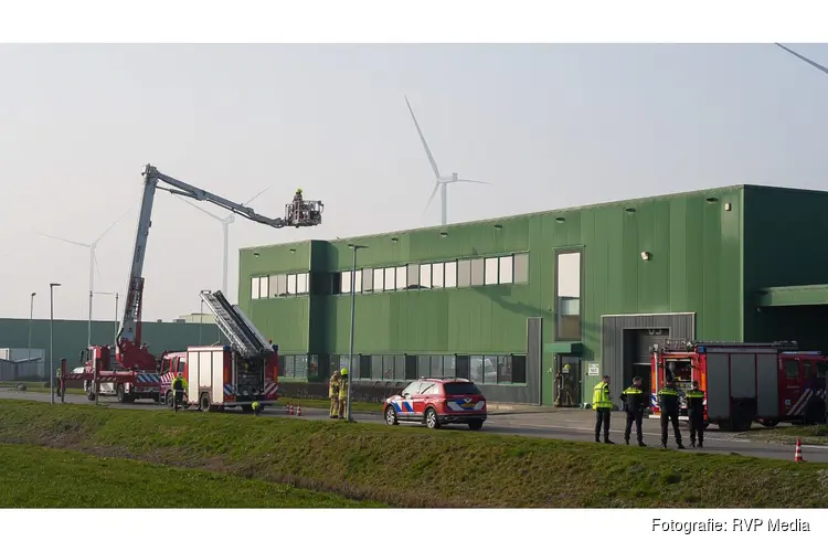 Brandmelding bij poeliersbedrijf in Middenmeer