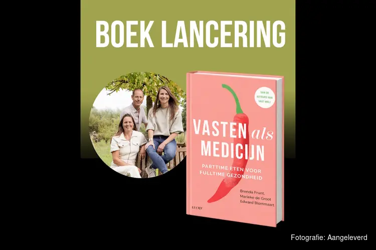 Boeklancering: ’Vasten als Medicijn,  Parttime eten voor fulltime gezondheid’ in Scagon De Luxe