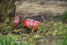 Haspel vliegt in brand op boerenakker in Wieringerwaard