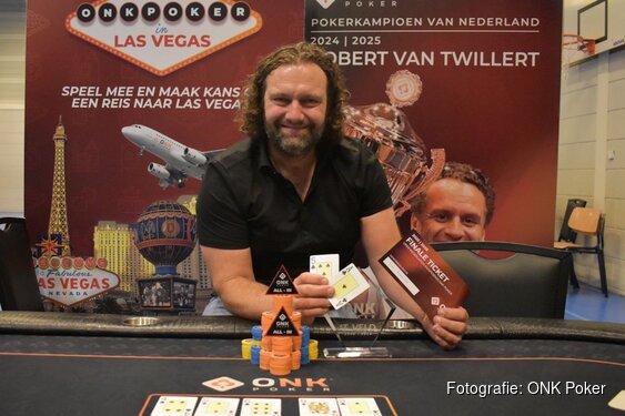 Jury Groenveld uit Wieringerwaard kwalificeert zich voor finale ONK Poker in ‘t Veld!