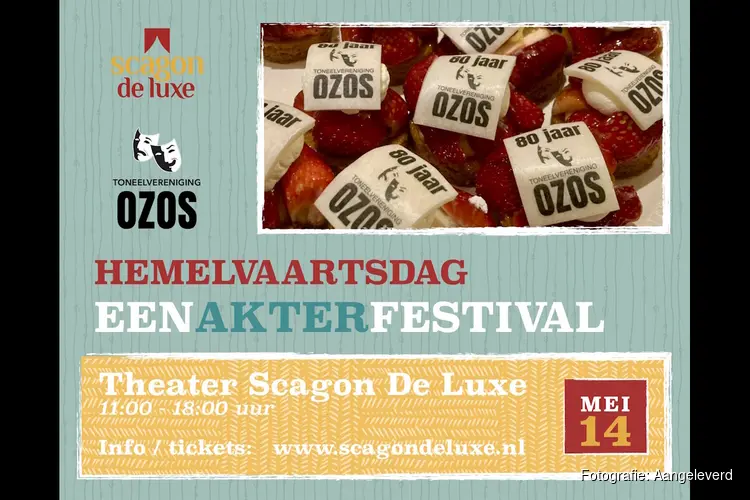 Herleving Schager Eenakterfestival  bij OZOS’ 80 jarig jubileum in Scagon De Luxe
