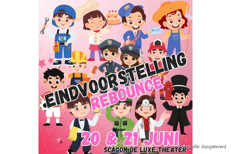 Dansschool Rebounce presenteert Eindvoorstellingen in Scagon De Luxe