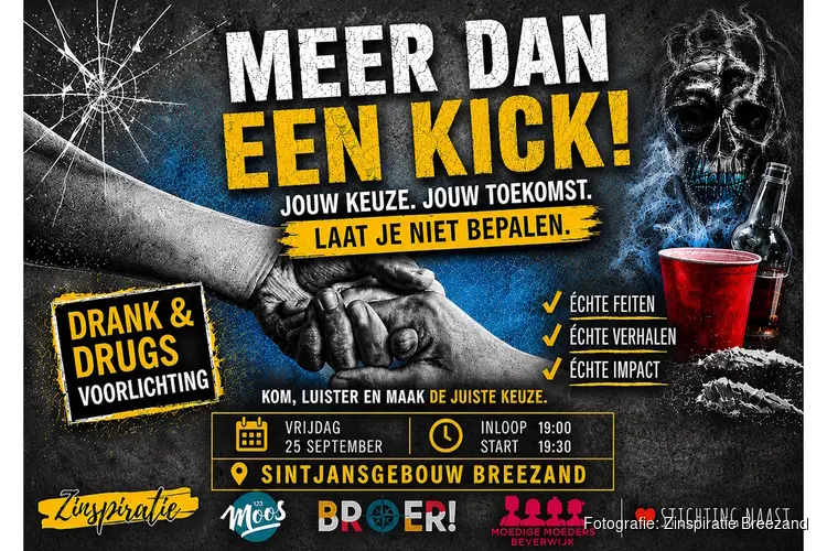 ‘Meer dan een Kick’  - een avond vol kennis, (h)erkenning en hulp over alcohol- en drugsgebruik