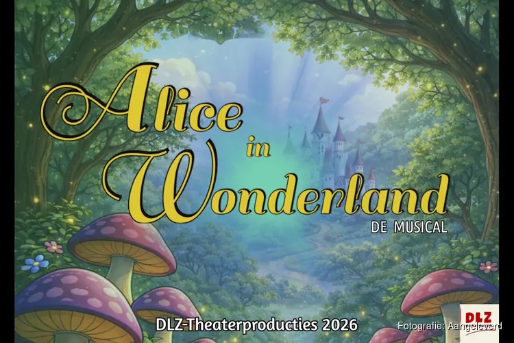 Sprookjesmusical ’Alice in Wonderland’ twee maal door DLZ Team  in Scagon De Luxe