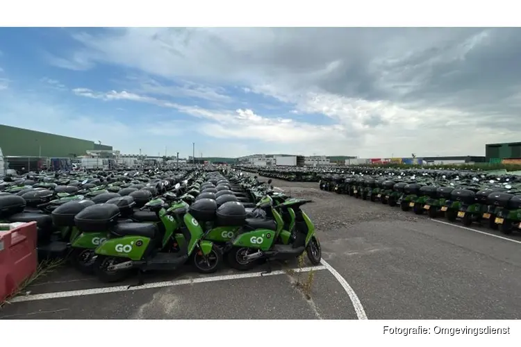 Verkoop en afvoer Go Sharing-scooters afgerond