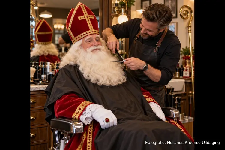 Sinterklaas komt op 21 november goed gekapt aan in de haven van Slootdorp