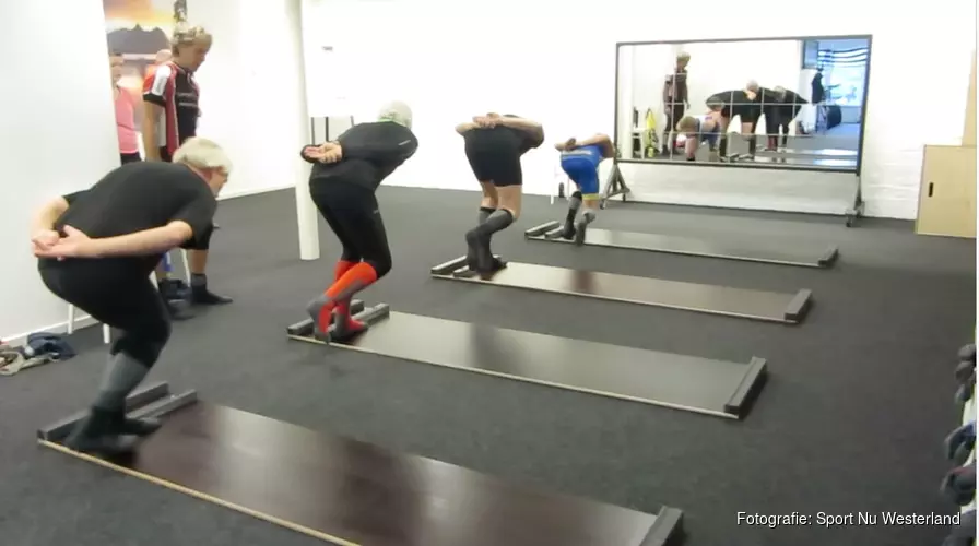 Schaatsplank Training op Westerland