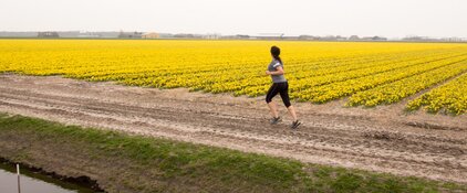 Fietsen, rennen en wandelen bij Bloeiend Zijpe