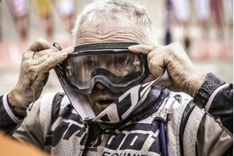 Martien Jimmink toe aan de rustdag na weer een zware etappe