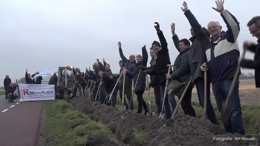 Eindelijk snel internet voor buitengebied Hollands Kroon: "Sinds jaren &#39;80 niets veranderd hier"